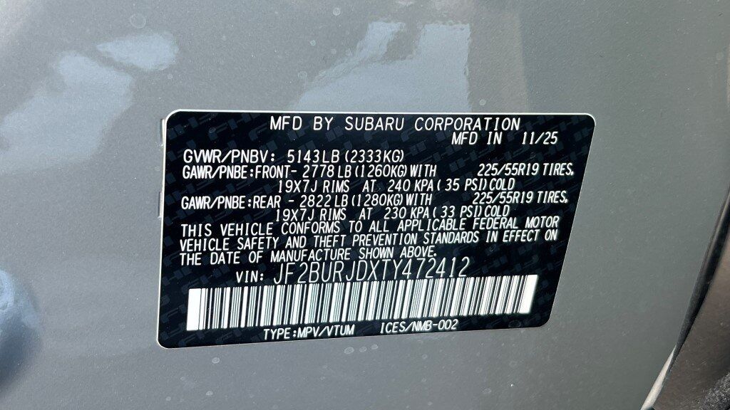 2026 Subaru OUTBACK Touring XT Fredericksburg VA