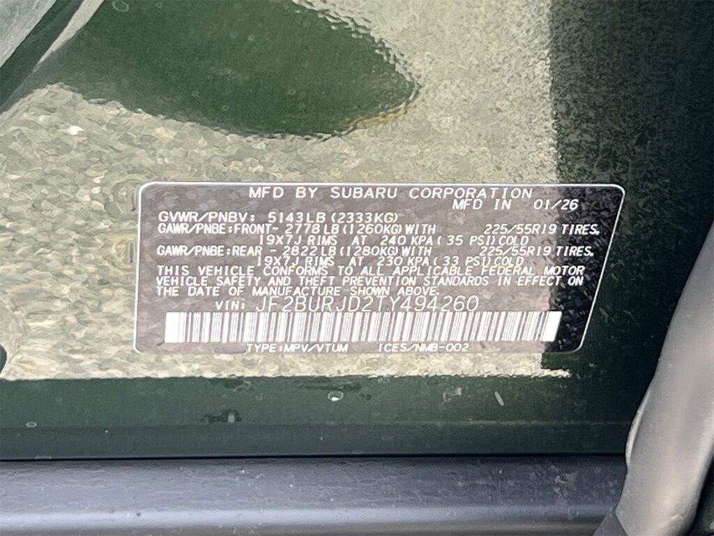 2026 Subaru OUTBACK Touring XT Hagerstown MD