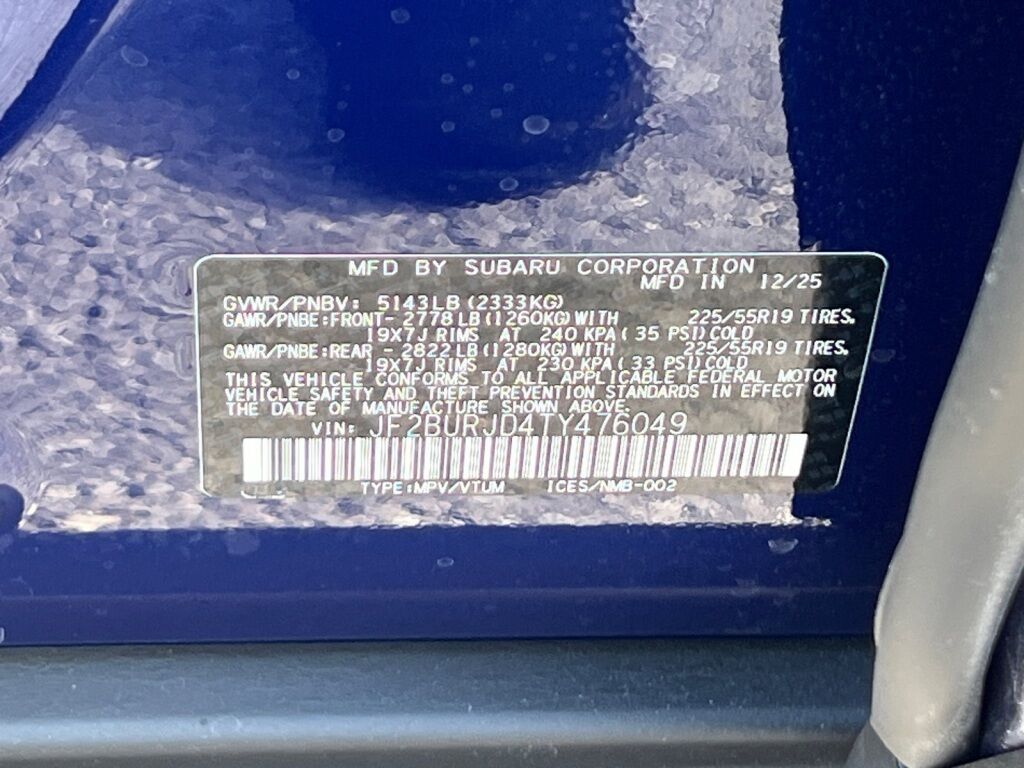 2026 Subaru OUTBACK Touring XT Hagerstown MD