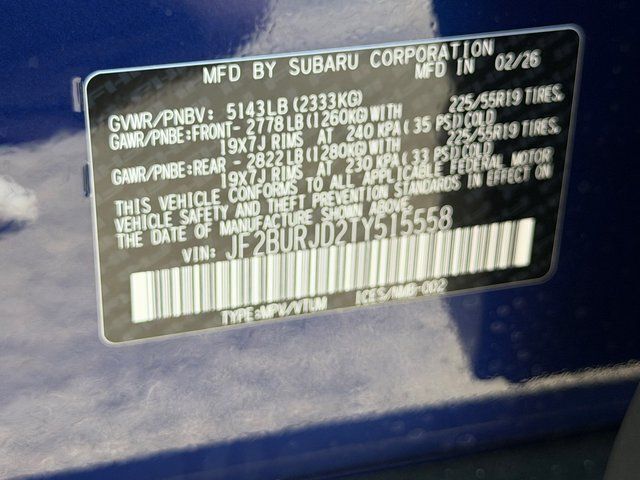 2026 Subaru OUTBACK Touring XT Springfield VA