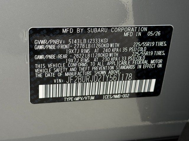 2026 Subaru OUTBACK Touring XT Springfield VA