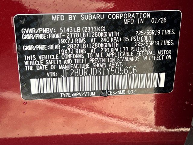 2026 Subaru OUTBACK Touring XT Springfield VA