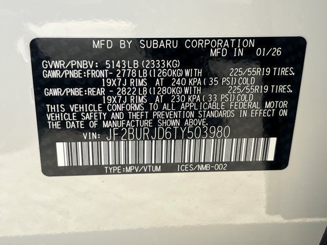 2026 Subaru OUTBACK Touring XT Springfield VA