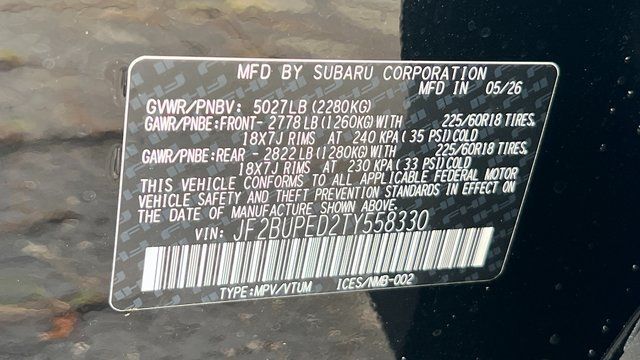 2026 Subaru OUTBACK Touring Fredericksburg VA