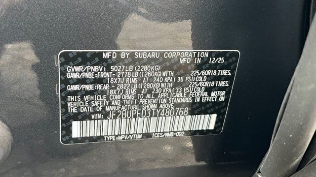 2026 Subaru OUTBACK Touring Fredericksburg VA