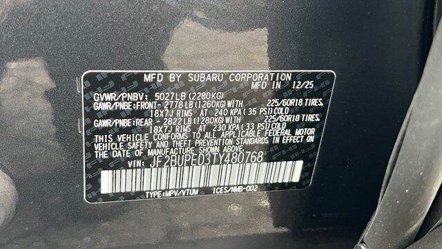 2026 Subaru OUTBACK Touring Fredericksburg VA