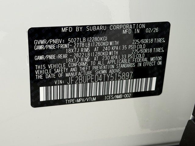 2026 Subaru OUTBACK Touring Springfield VA