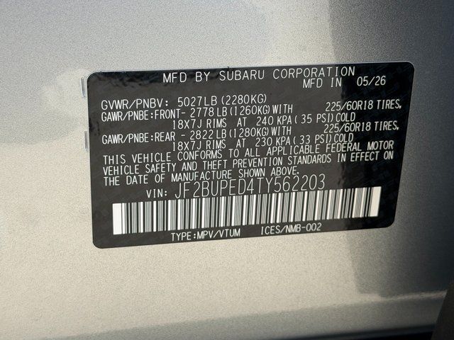 2026 Subaru OUTBACK Touring Springfield VA