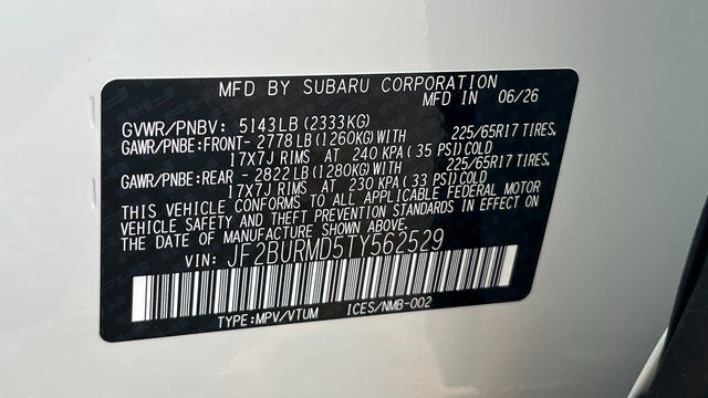 2026 Subaru OUTBACK WILDERNESS Wilderness Fredericksburg VA