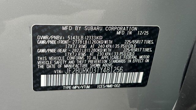 2026 Subaru OUTBACK Wilderness Fredericksburg VA