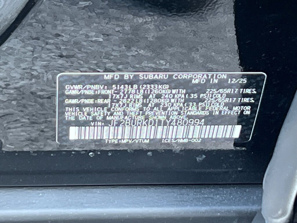 2026 Subaru OUTBACK Wilderness Hagerstown MD