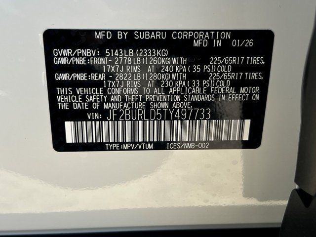 2026 Subaru OUTBACK Wilderness Springfield VA