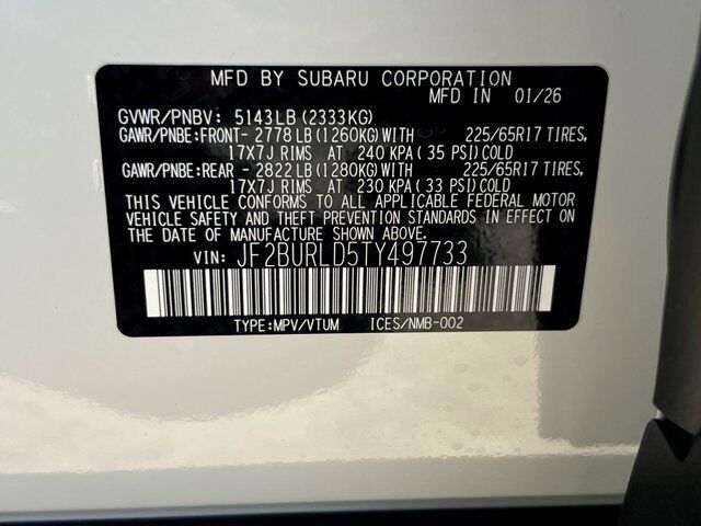 2026 Subaru OUTBACK Wilderness Springfield VA