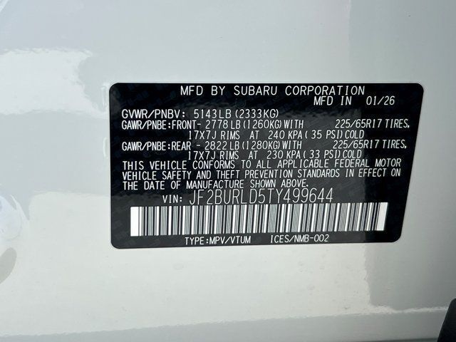 2026 Subaru OUTBACK Wilderness Springfield VA