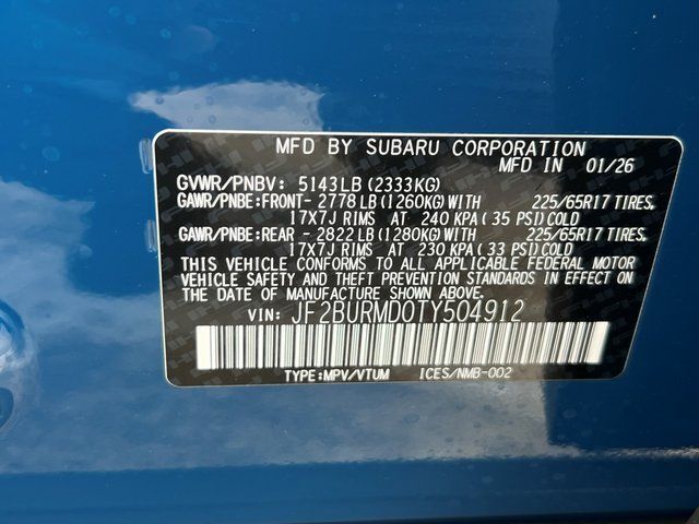 2026 Subaru OUTBACK Wilderness Springfield VA