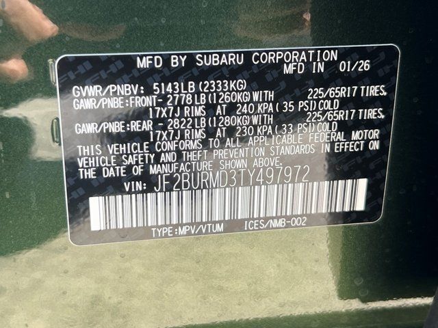 2026 Subaru OUTBACK Wilderness Springfield VA