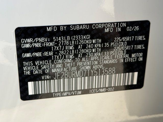 2026 Subaru OUTBACK Wilderness Springfield VA