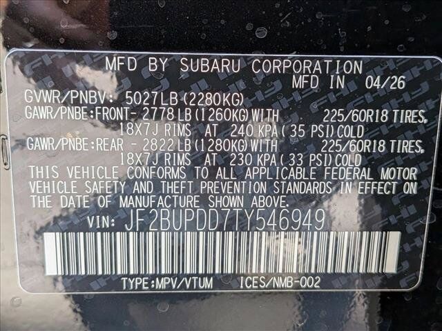 2026 Subaru Outback Limited Roseville CA