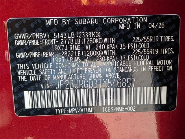 2026 Subaru Outback Limited XT Roseville CA
