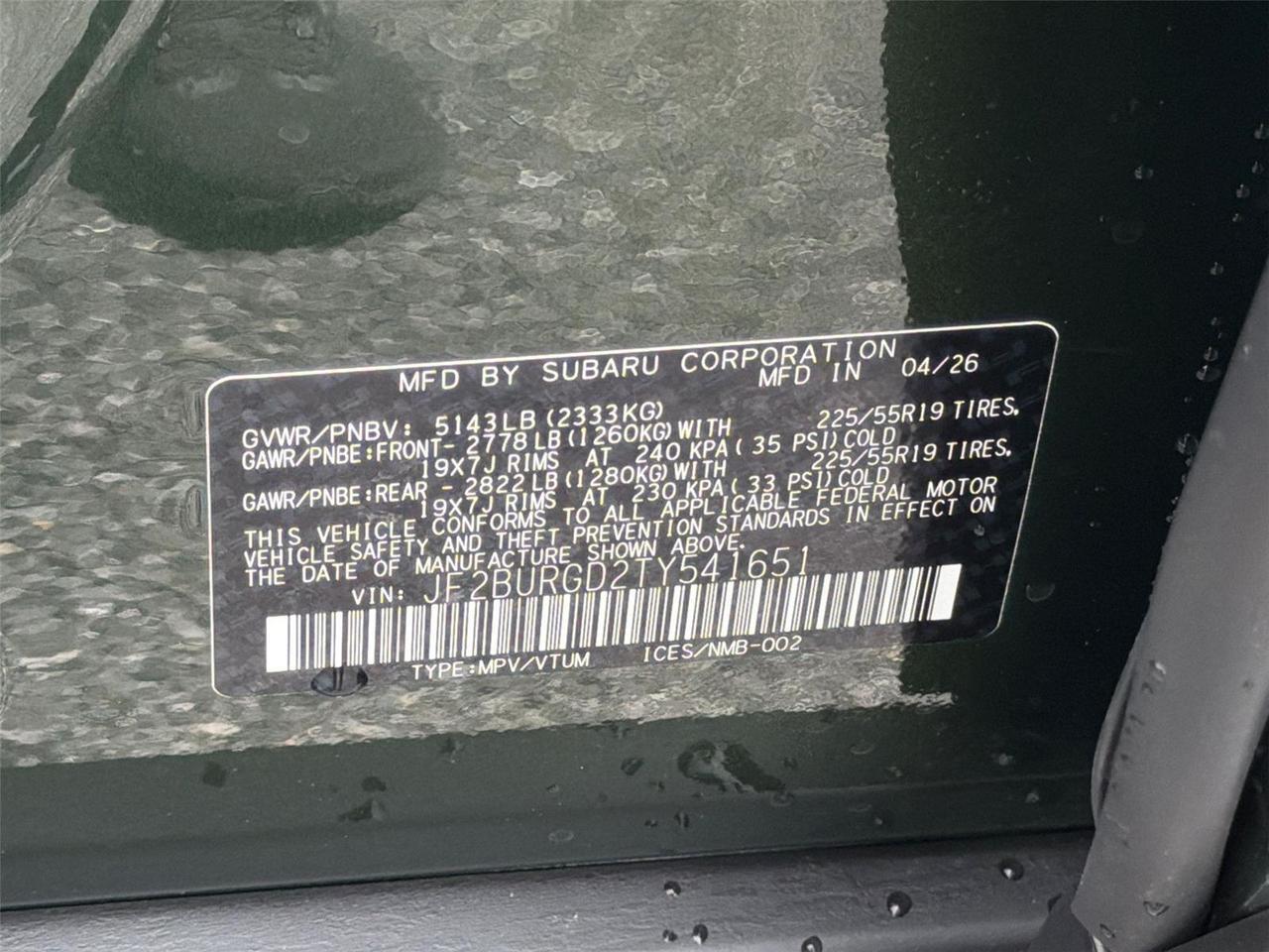 2026 Subaru Outback Limited XT Hagerstown MD