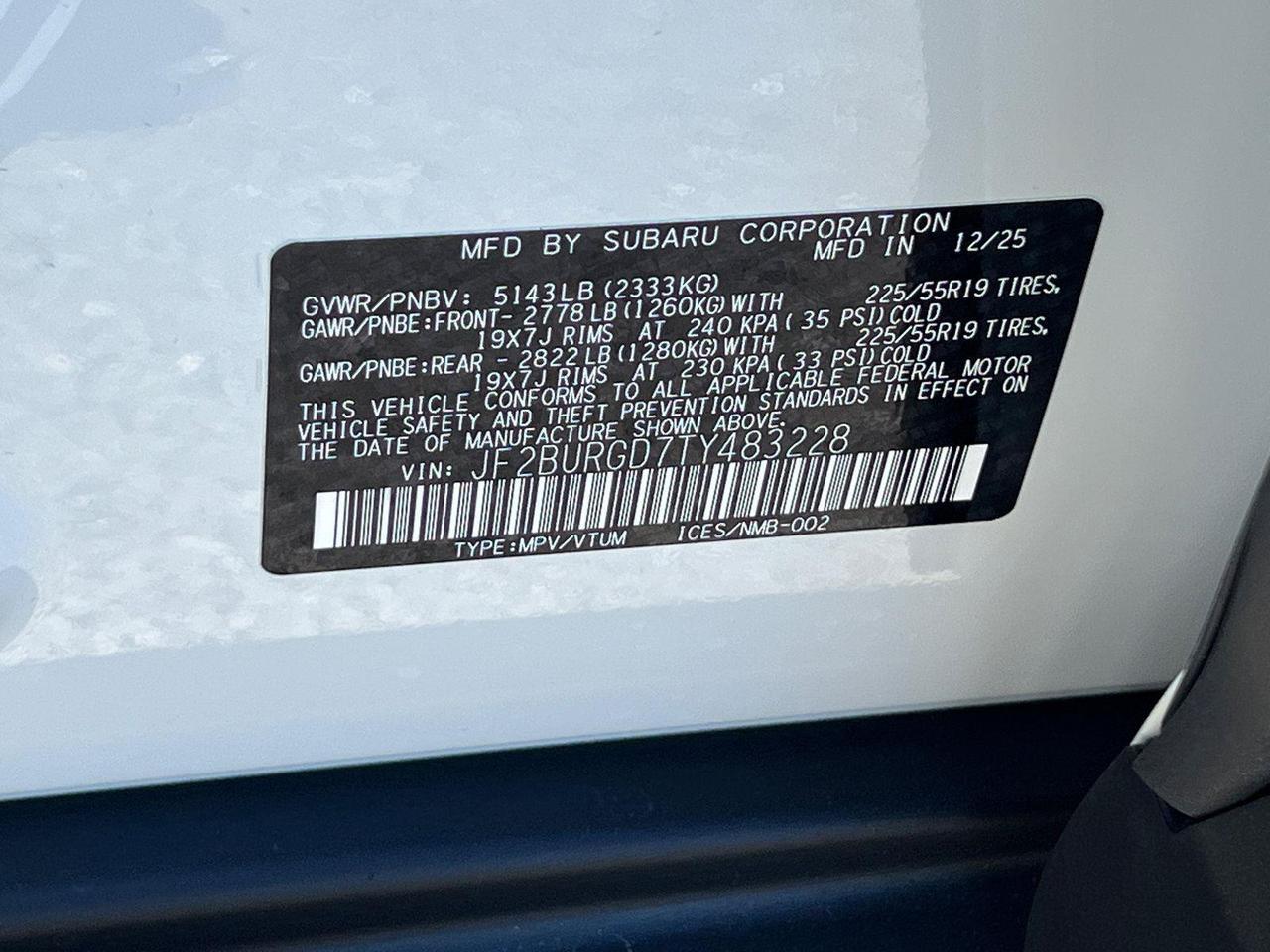 2026 Subaru Outback Limited XT Hagerstown MD