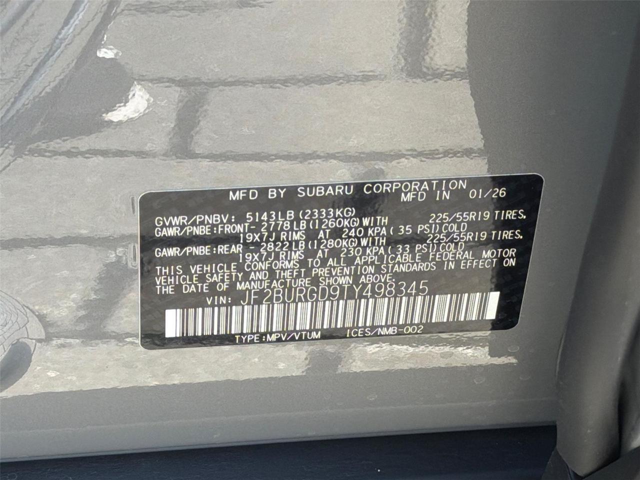 2026 Subaru Outback Limited XT Hagerstown MD