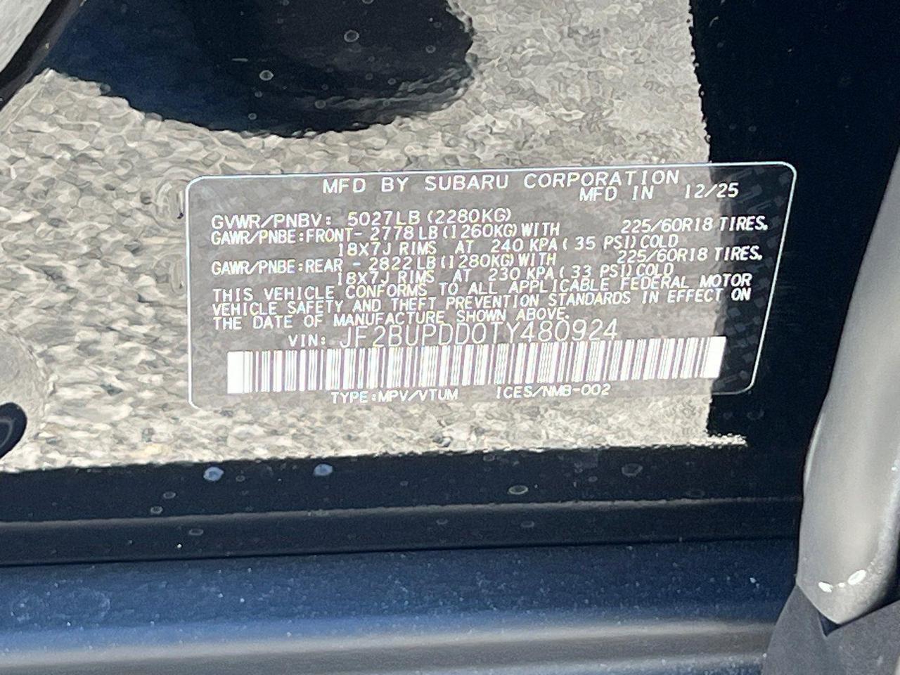 2026 Subaru Outback Limited Hagerstown MD