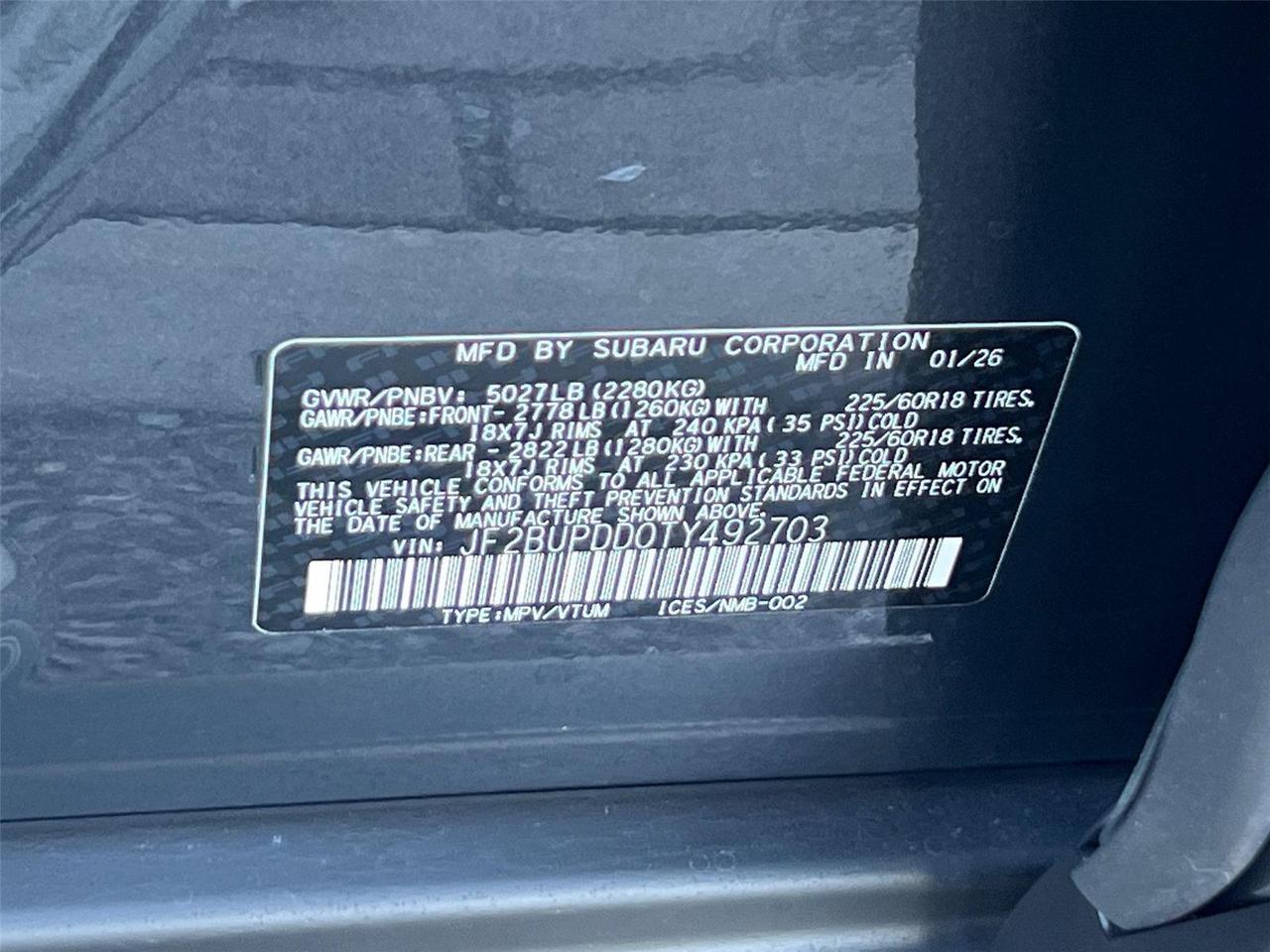 2026 Subaru Outback Limited Hagerstown MD