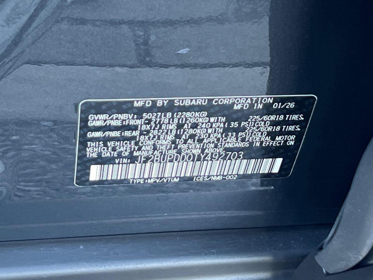 2026 Subaru Outback Limited Hagerstown MD