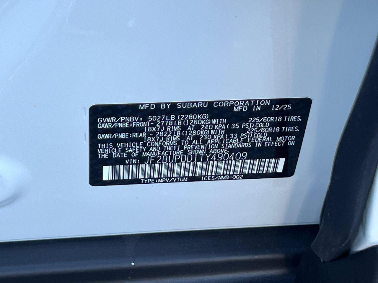 2026 Subaru Outback Limited Hagerstown MD