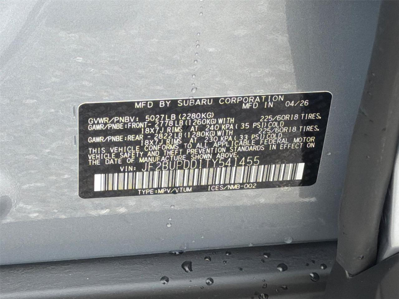 2026 Subaru Outback Limited Hagerstown MD