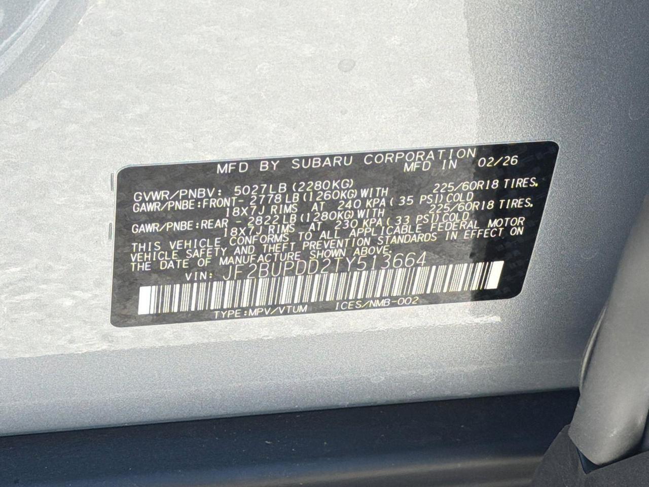 2026 Subaru Outback Limited Hagerstown MD