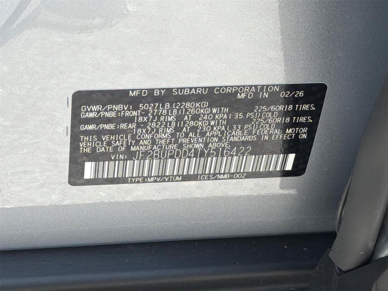 2026 Subaru Outback Limited Hagerstown MD