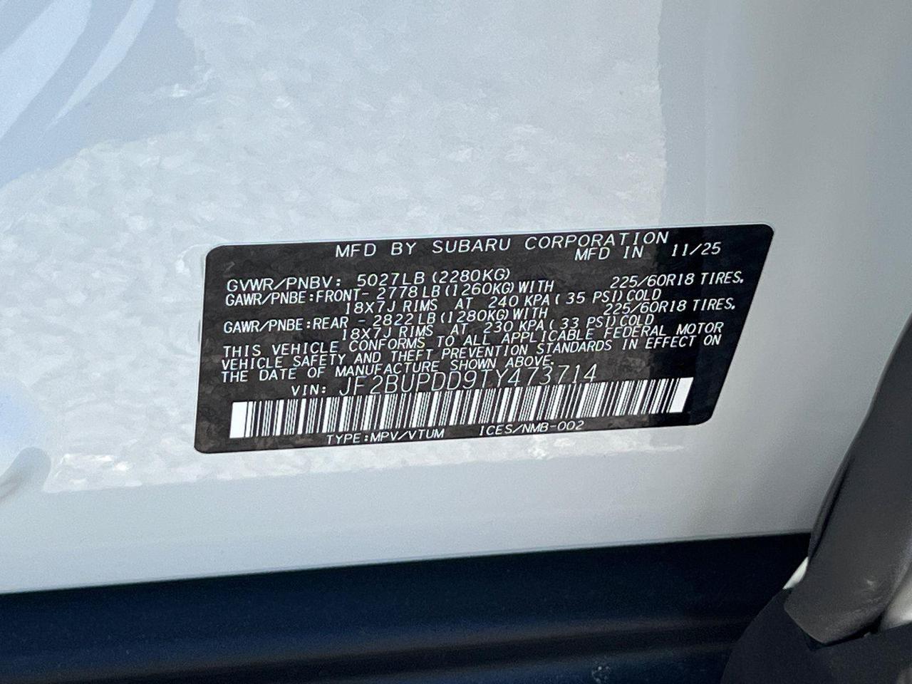 2026 Subaru Outback Limited Hagerstown MD