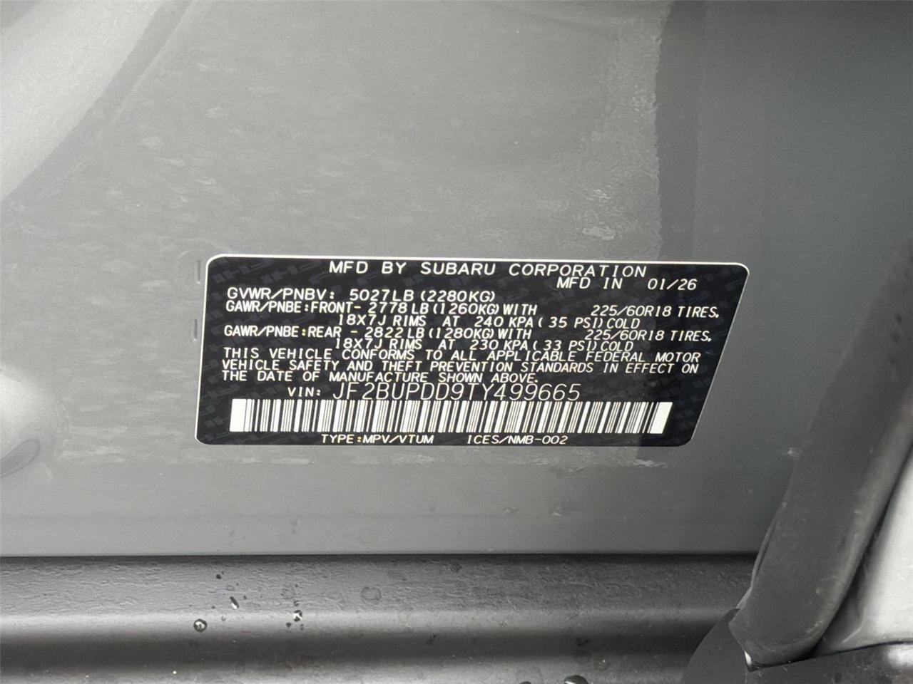 2026 Subaru Outback Limited Hagerstown MD