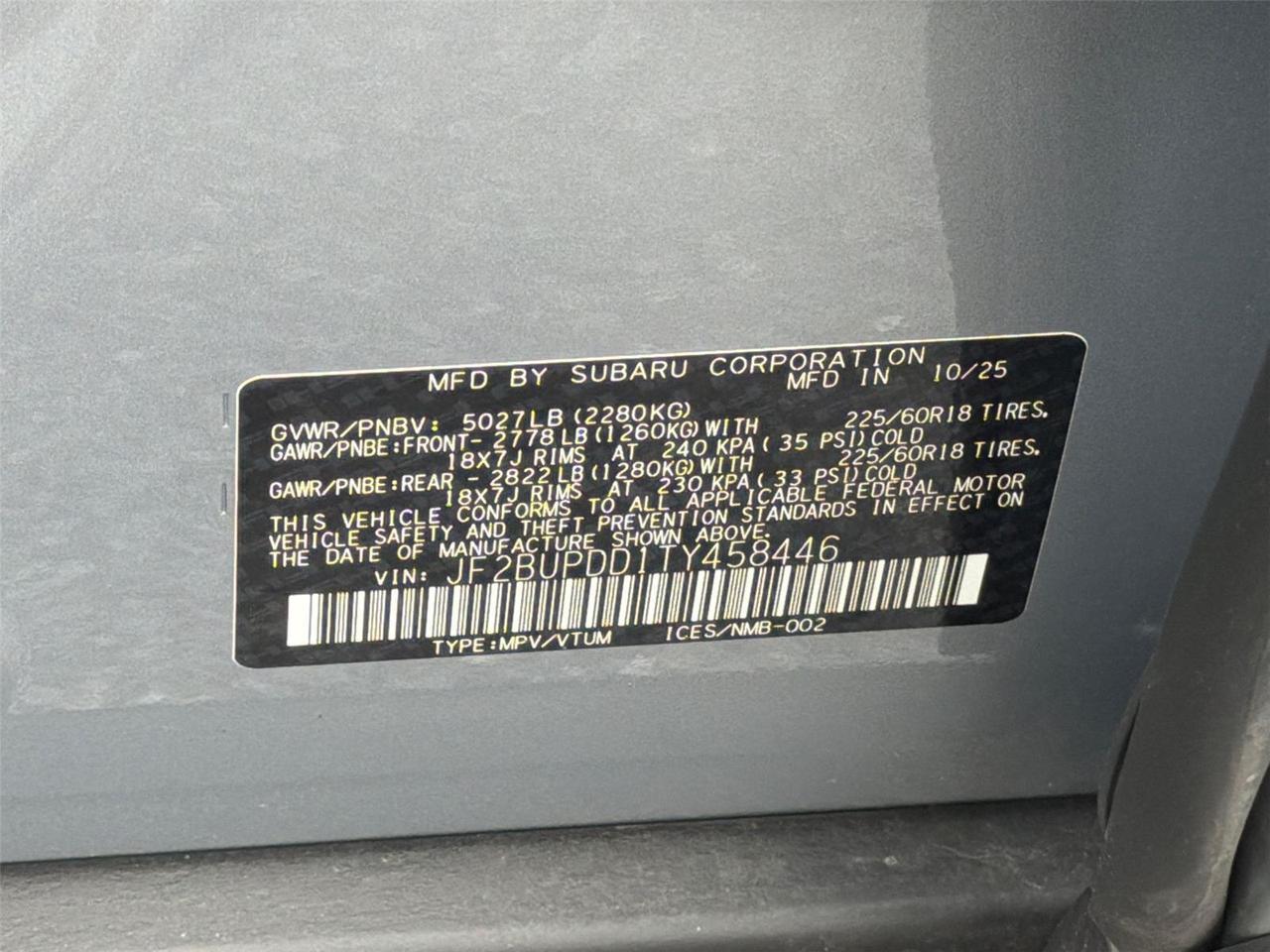 2026 Subaru Outback Limited Hagerstown MD