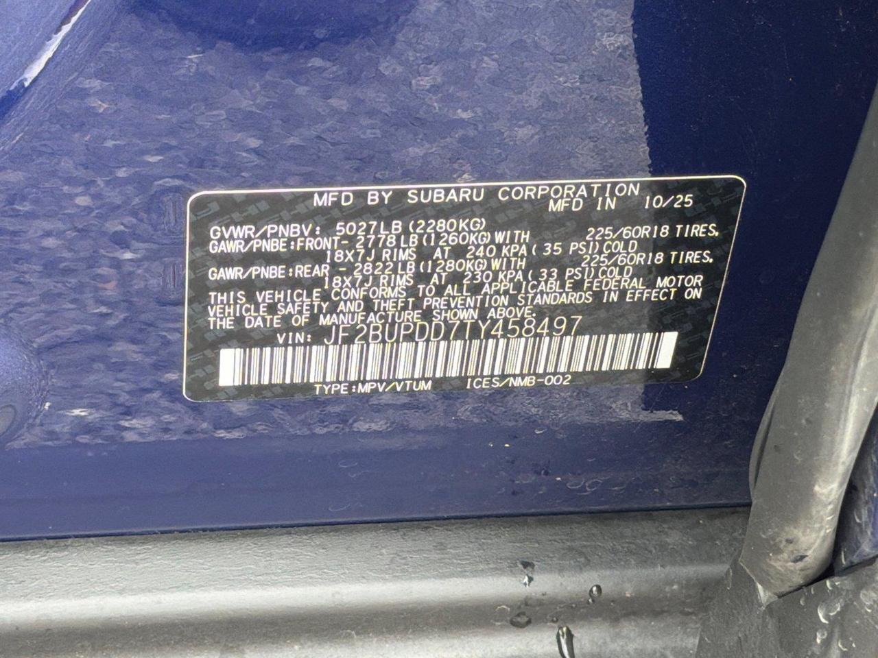 2026 Subaru Outback Limited Hagerstown MD