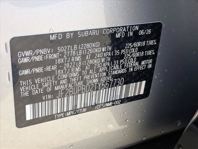 2026 Subaru Outback Premium Roseville CA