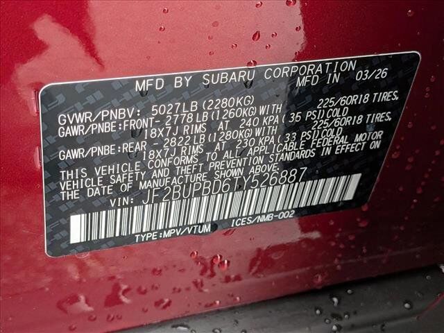2026 Subaru Outback Premium Roseville CA