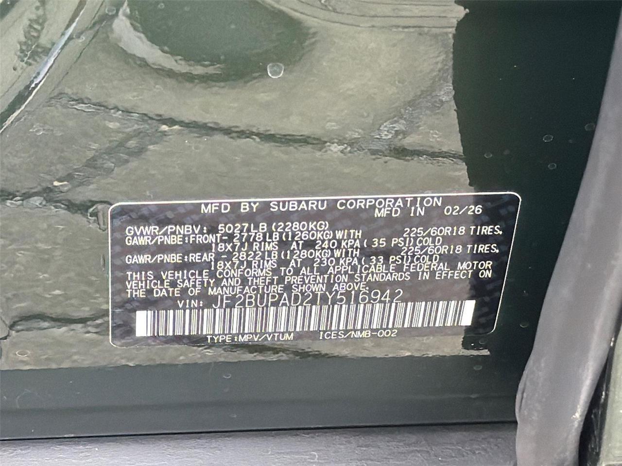 2026 Subaru Outback Premium Hagerstown MD