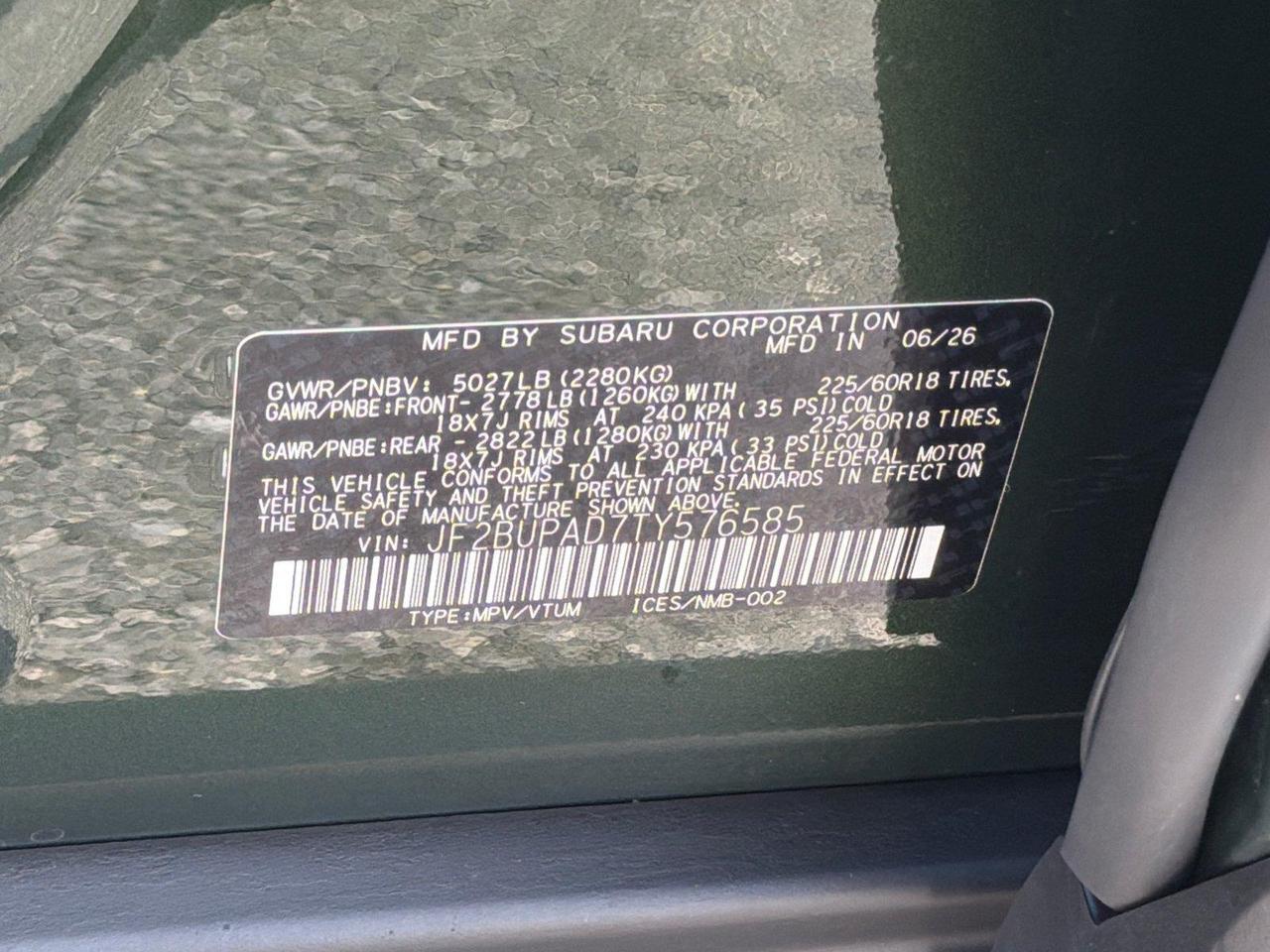 2026 Subaru Outback Premium Hagerstown MD