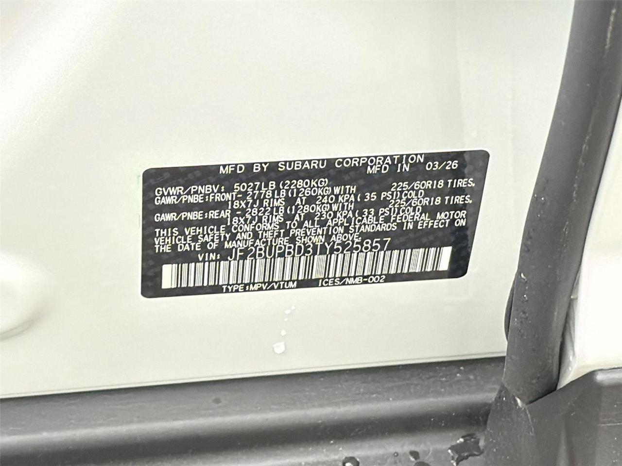 2026 Subaru Outback Premium Hagerstown MD