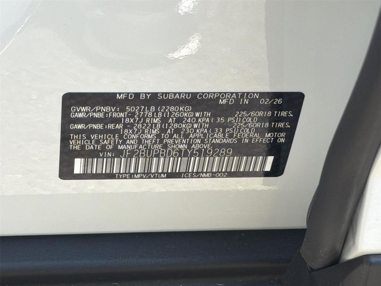 2026 Subaru Outback Premium Hagerstown MD