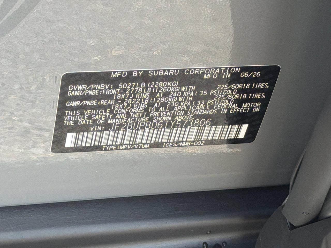 2026 Subaru Outback Premium Hagerstown MD