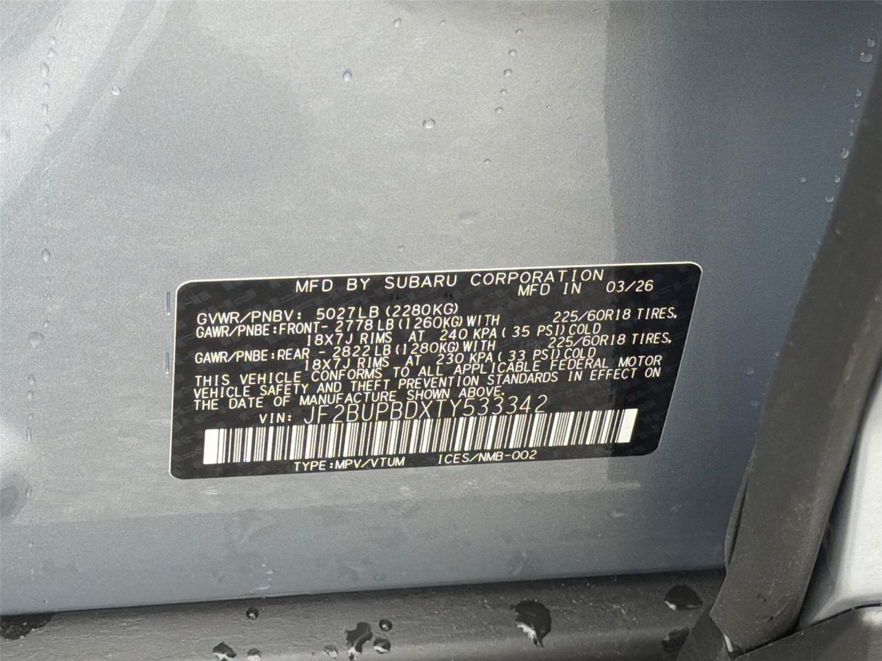 2026 Subaru Outback Premium Hagerstown MD