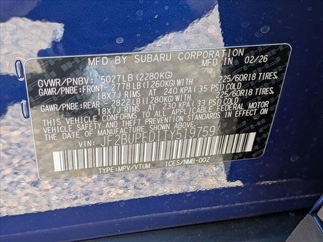 2026 Subaru Outback Touring Roseville CA