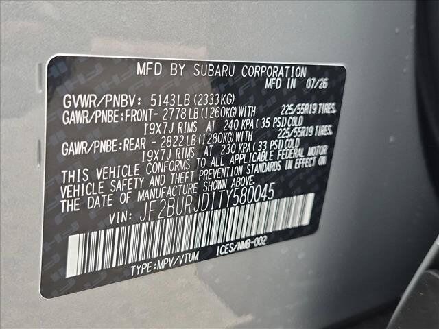 2026 Subaru Outback Touring XT Roseville CA
