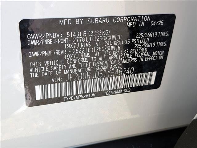 2026 Subaru Outback Touring XT Roseville CA