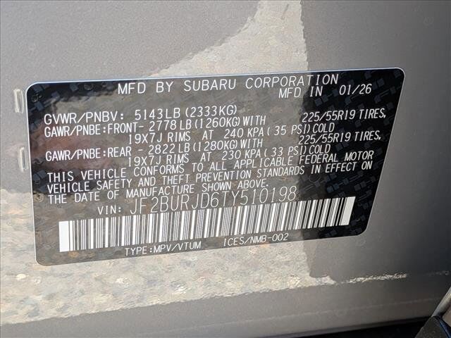 2026 Subaru Outback Touring XT Roseville CA