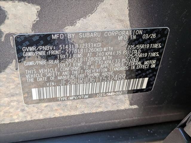 2026 Subaru Outback Touring XT Roseville CA